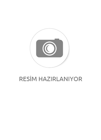 Kadın Saks Müslin Kumaş, Hasır Şerit Detaylı Salaş Kimono Ceket